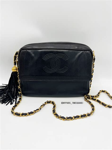 chanel camera bag ebay|Chanel camera bag with tassel.